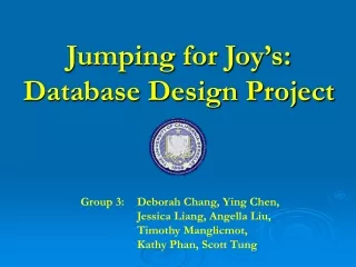 Jumping for Joy’s: Database Design Project
