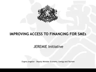 IMPROVING ACCESS TO FINANCING FOR SMEs