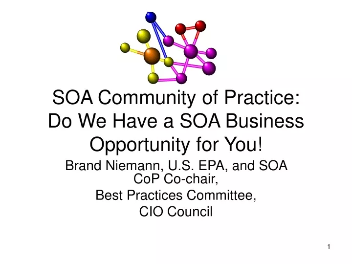 soa community of practice do we have a soa business opportunity for you