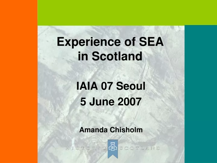 experience of sea in scotland