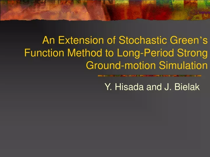 an extension of stochastic green s function method to long period strong ground motion simulation