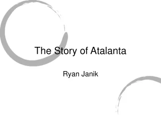 The Story of Atalanta