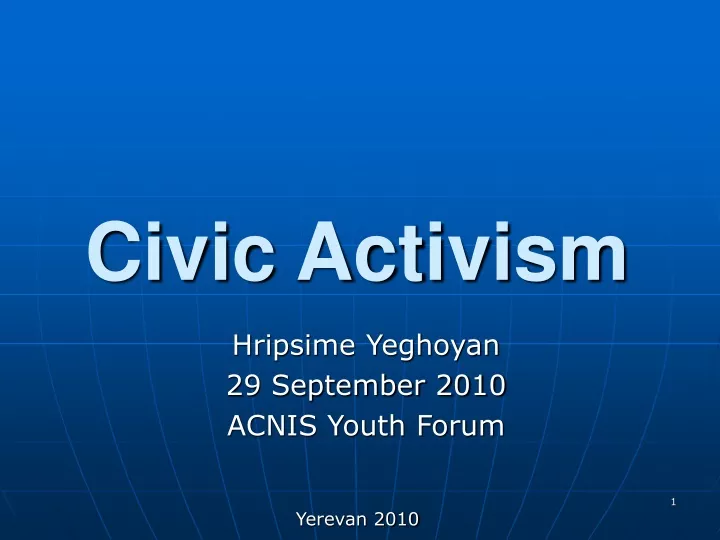 civic activism