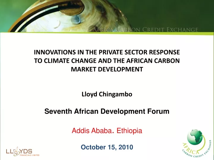 innovations in the private sector response
