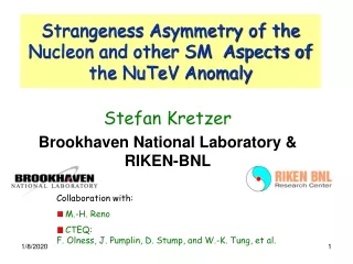 Strangeness Asymmetry of the Nucleon and other QCD Aspects of the NuTeV Anomaly
