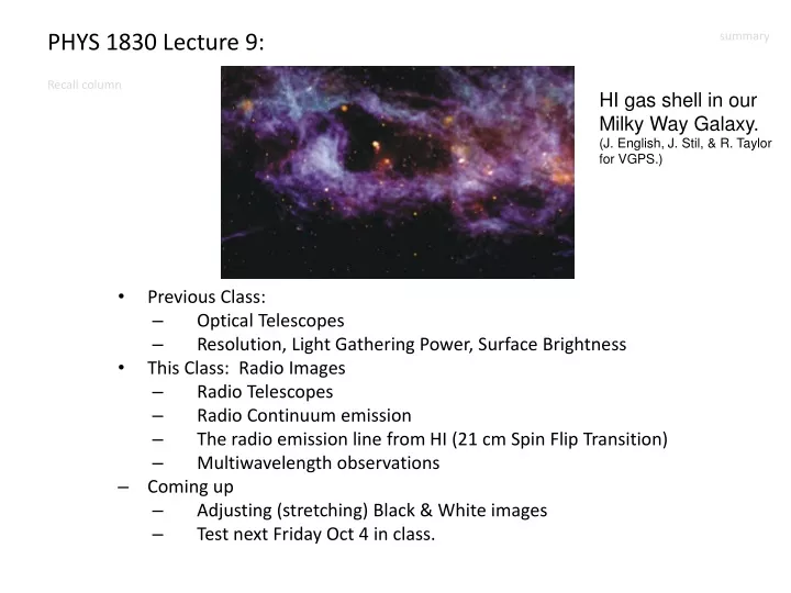 phys 1830 lecture 9