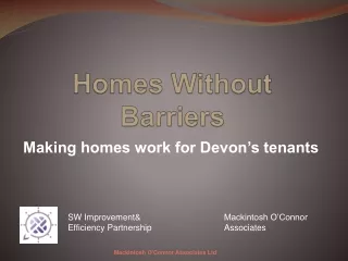 Homes Without Barriers