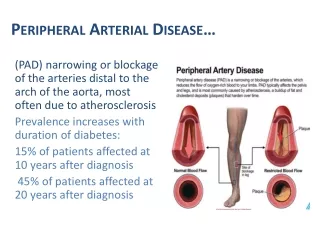 Peripheral Arterial Disease…