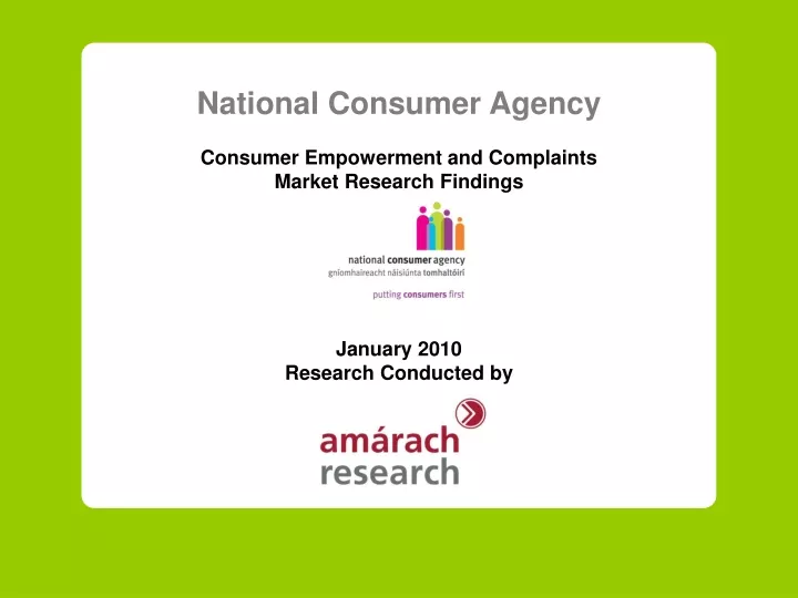 national consumer agency consumer empowerment