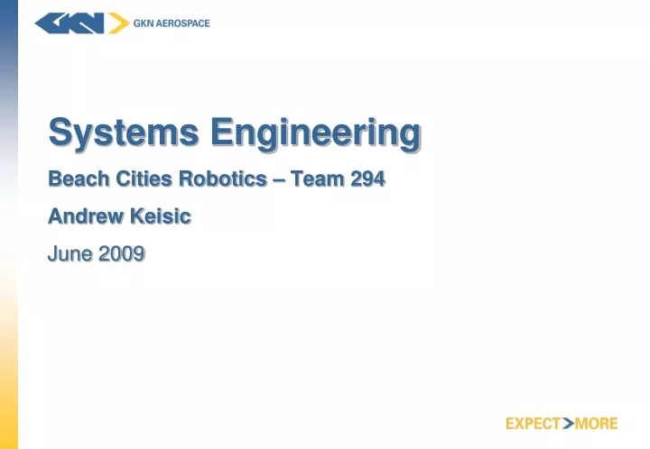 systems engineering