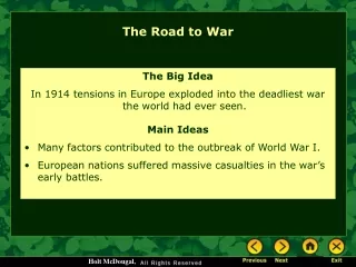 The Road to War