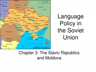 Language Policy in  the Soviet Union