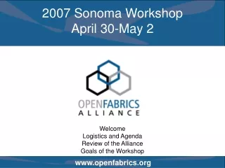 2007 Sonoma Workshop April 30-May 2