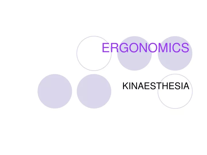 ergonomics