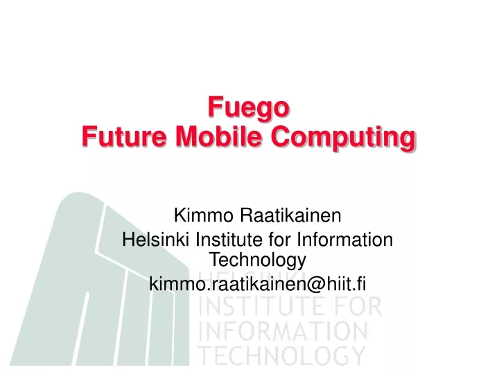 fuego future mobile computing