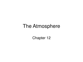 The Atmosphere