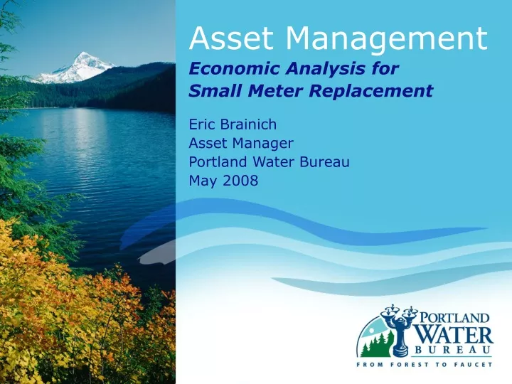 asset management economic analysis for small