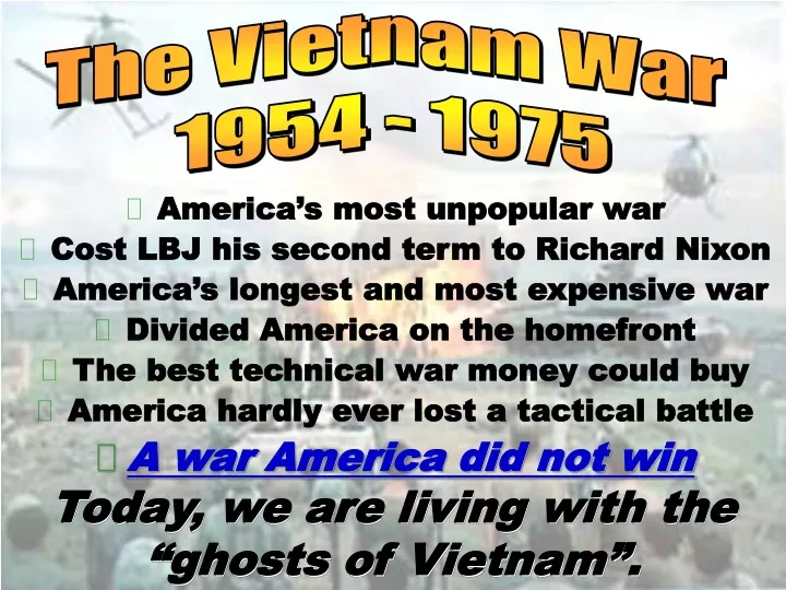 the vietnam war 1954 1975