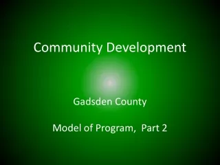 Community Development