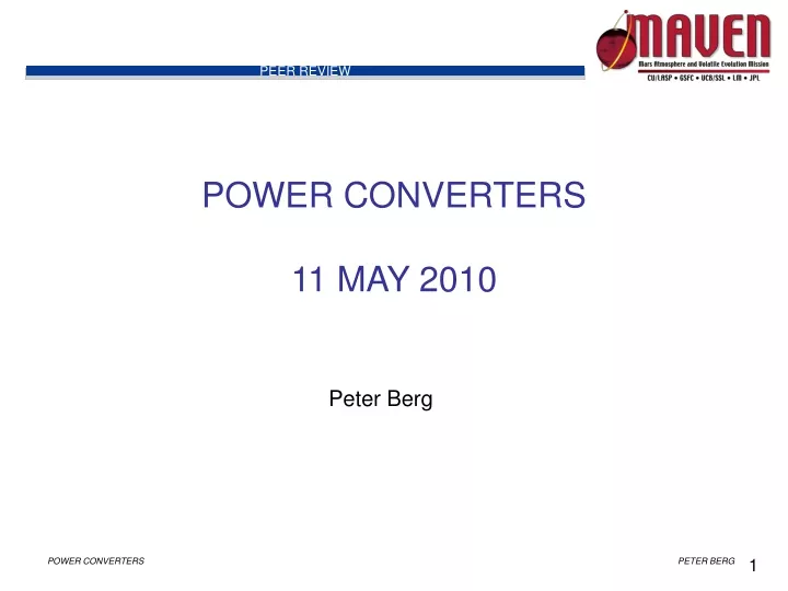 power converters 11 may 2010