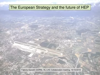 The European Strategy and the future of HEP