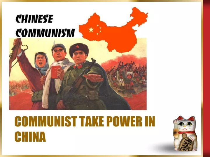 communist take power in china