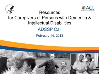 Resources  for Caregivers of Persons with Dementia &amp; Intellectual Disabilities