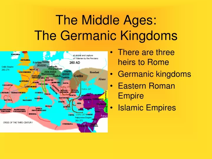 the middle ages the germanic kingdoms