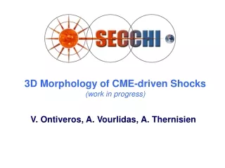 3D Morphology of CME-driven Shocks (work in progress)