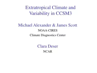 Extratropical Climate and Variability in CCSM3