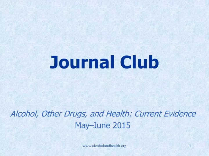 journal club