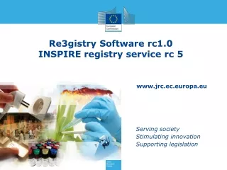 Re3gistry Software rc1.0 INSPIRE registry service  rc  5