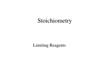 Stoichiometry