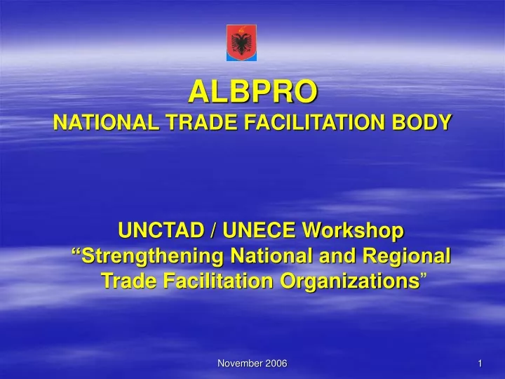 albpro national trade facilitation body