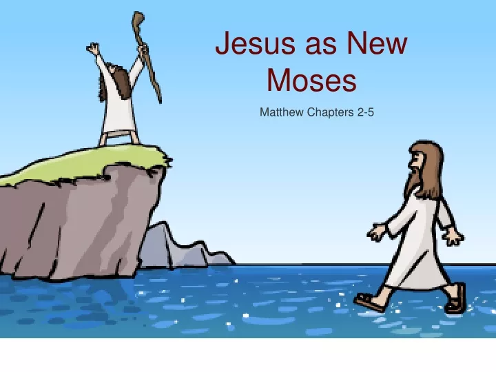 jesus as new moses