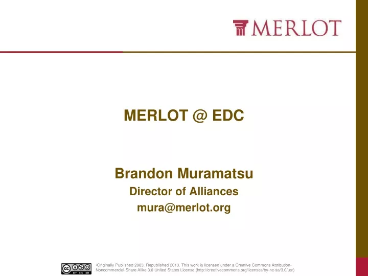 merlot @ edc