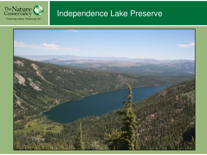 independence lake preserve