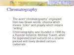 Chromatography - slide 1