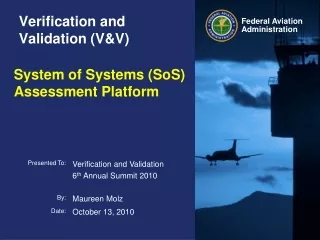 Verification and Validation (V&amp;V)