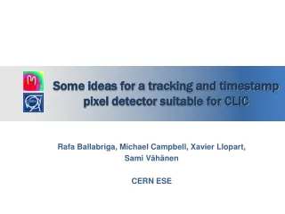 Some ideas for a tracking and timestamp pixel detector suitable for CLIC