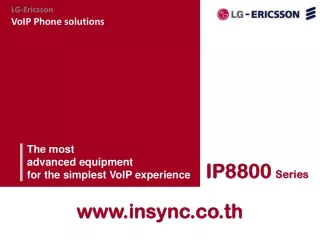 LG-Ericsson VoIP Phone solutions