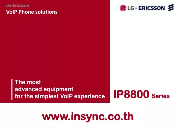lg ericsson voip phone solutions