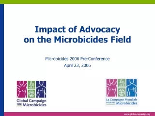 Impact of Advocacy  on the Microbicides Field