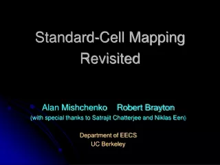 Standard-Cell Mapping Revisited