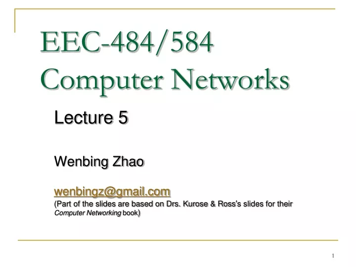 eec 484 584 computer networks