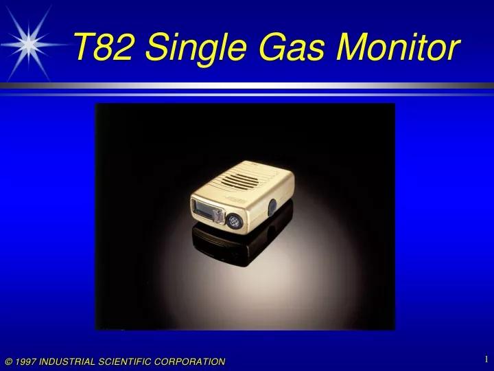 t82 single gas monitor