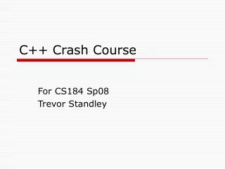 c crash course