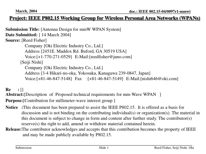 project ieee p802 15 working group for wireless