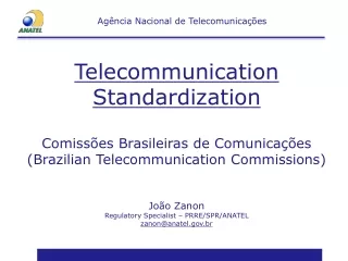 Telecommunication  Standardization  Comissões Brasileiras de Comunicações