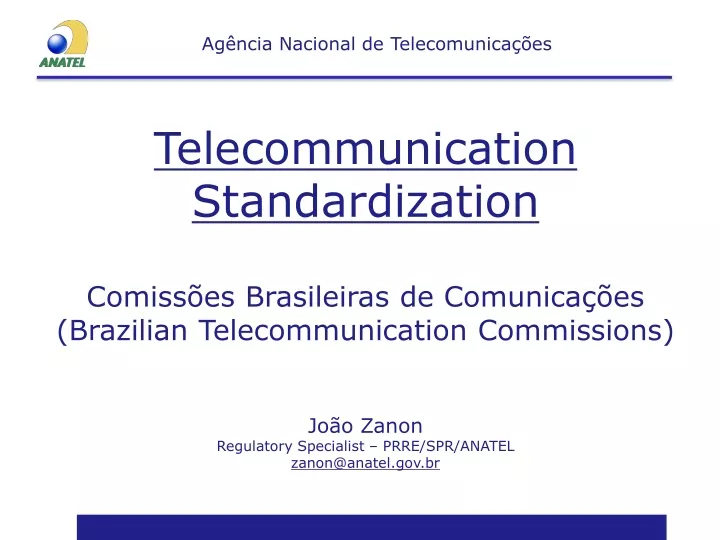 telecommunication standardization comiss